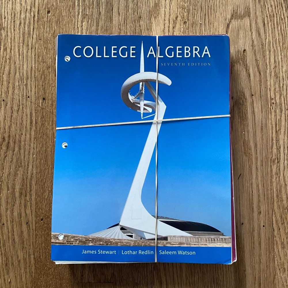 James Stewart college algebra textbook